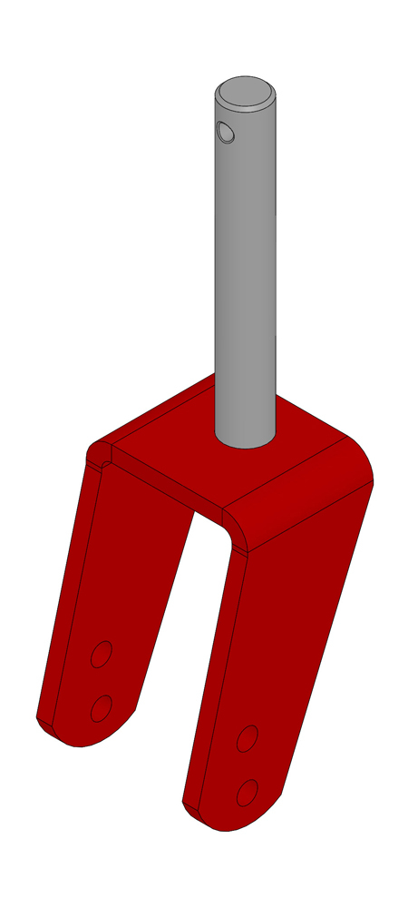 Fork - castor