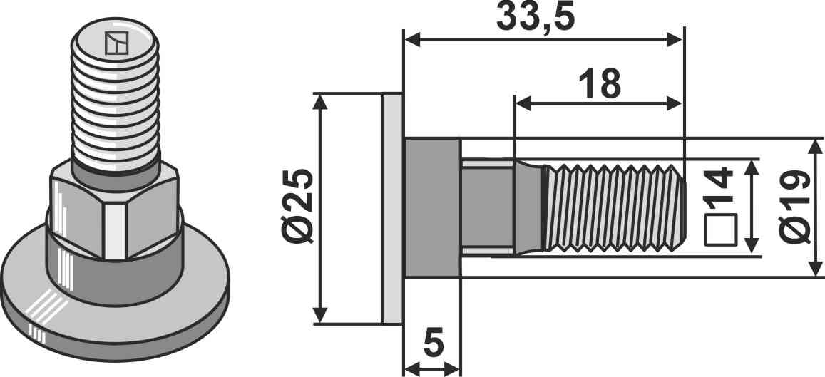 Messerschraube 63-as-08