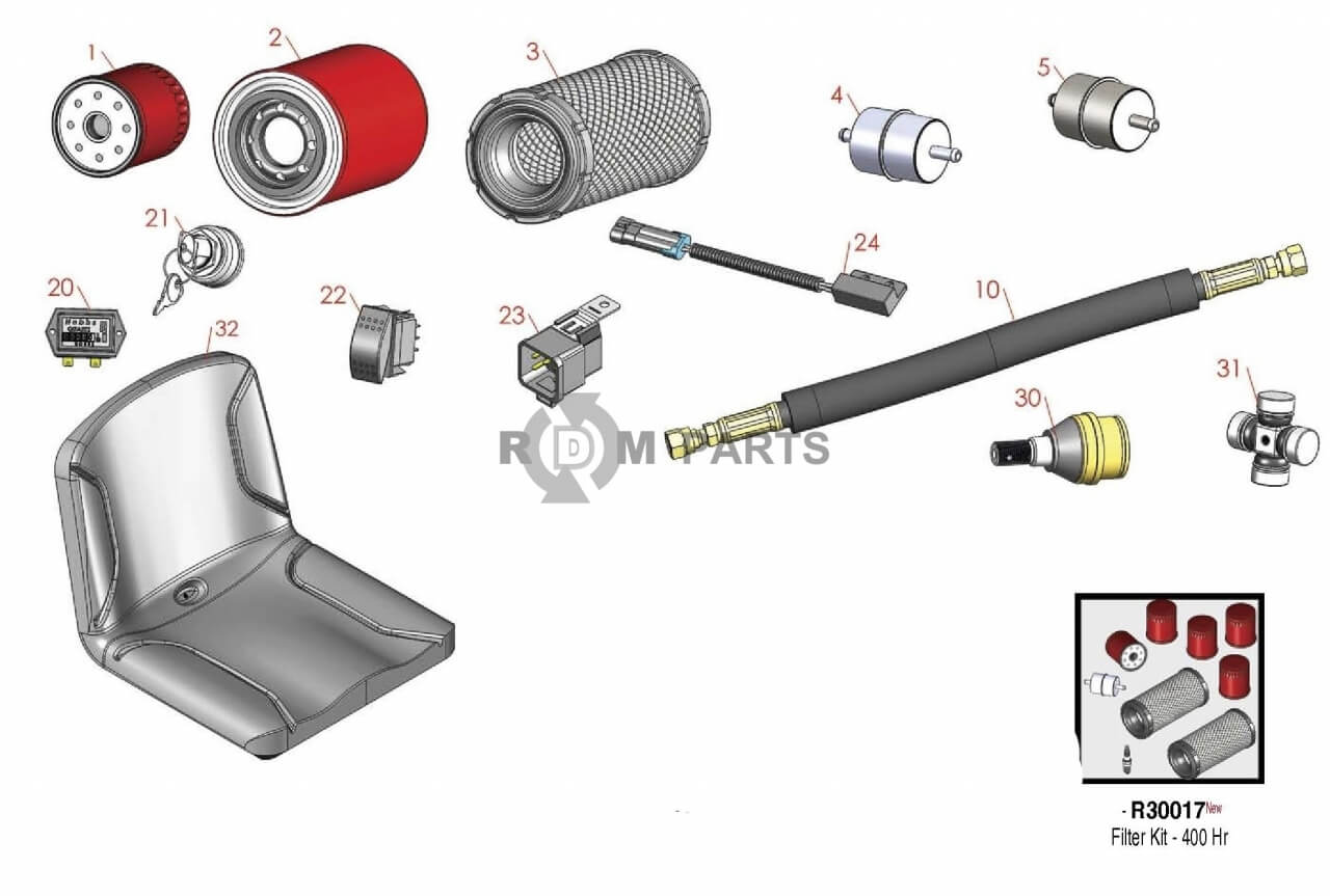 Replacement parts for Toro Workman 3200 & 4200 Parts