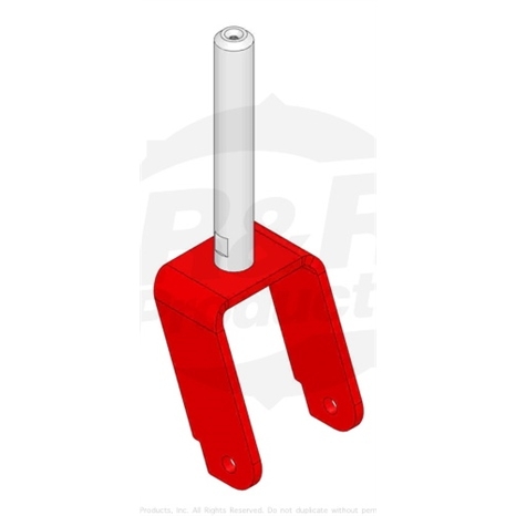 Caster fork - front