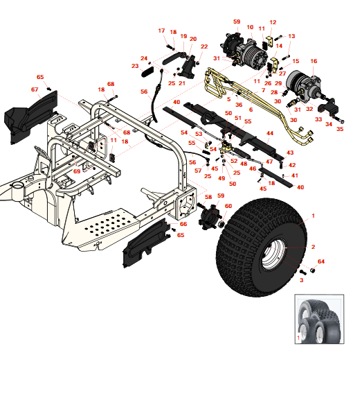 Toro Sand Pro 3040 Traction Unit