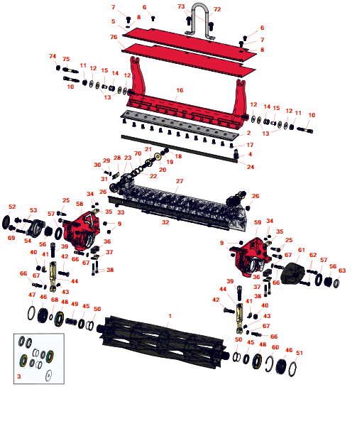 Toro Greensmaster 3100 DPA Cutting Unit - Models 04610, 04611 & 04616