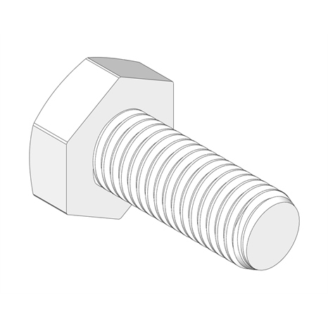 Bolt - hex hd 1/4-28 x 5/8 Bolt - hex hd 1/4-28 x 5/8