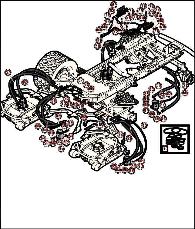 Toro Groundsmaster 4300 D Rotary Deck Drive System