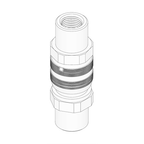 QUICK CUPLING ASSY - BODY AND NOSE