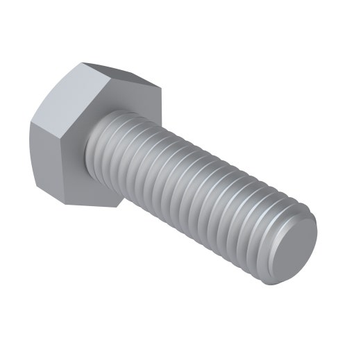 Bolt -  m10-1.5 x 30 mm hex head class 8.8
