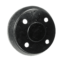 Rear brake drum without center hole