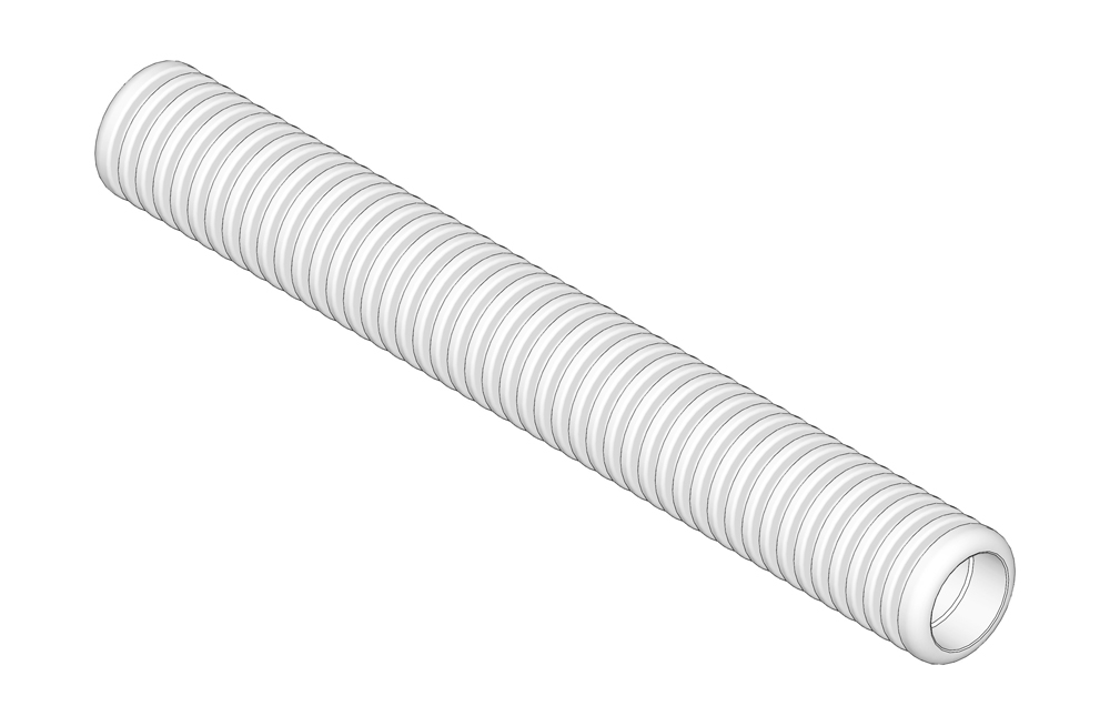 Grooved roller tube - narrow Grooved roller tube - narrow