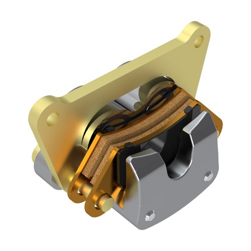 Brake caliper assy w/pads