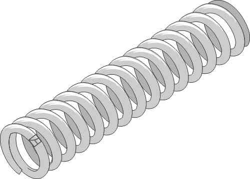 Pressure spring Ø112