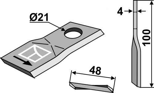 Rotary mower blade
