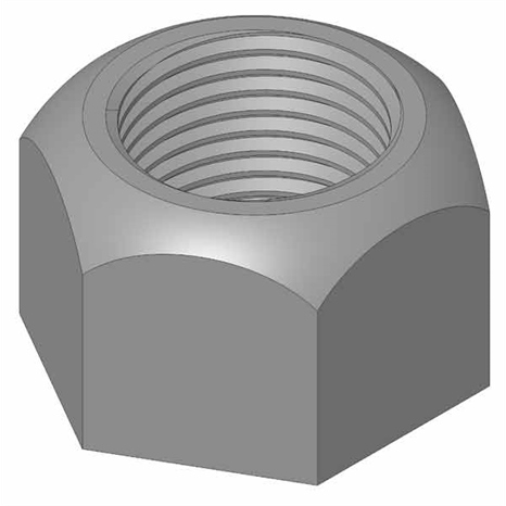 Locknut - 3/4-16 stover zinc