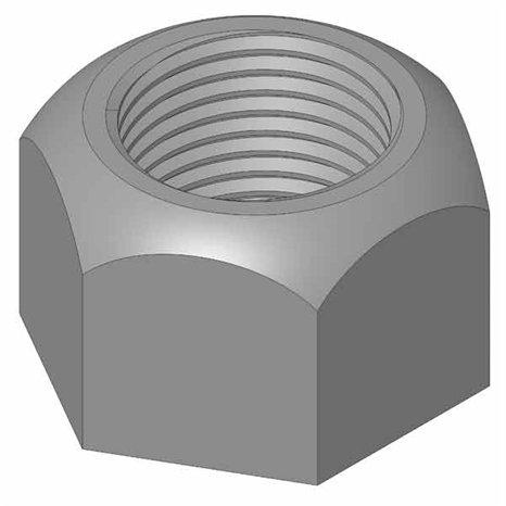 LOCKNUT - 3/4-16 STOVER ZINC