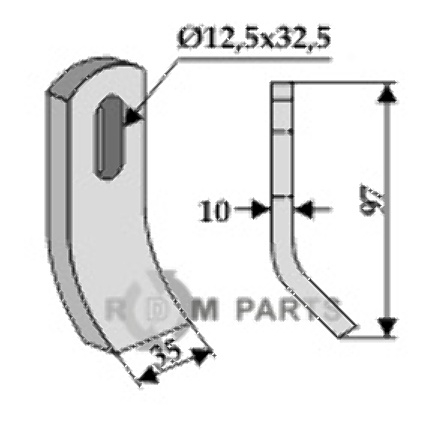 RDM Parts Schlegel geeignet für Zappator 62000425 RDM Parts Schlegel geeignet für Zappator 62000425
