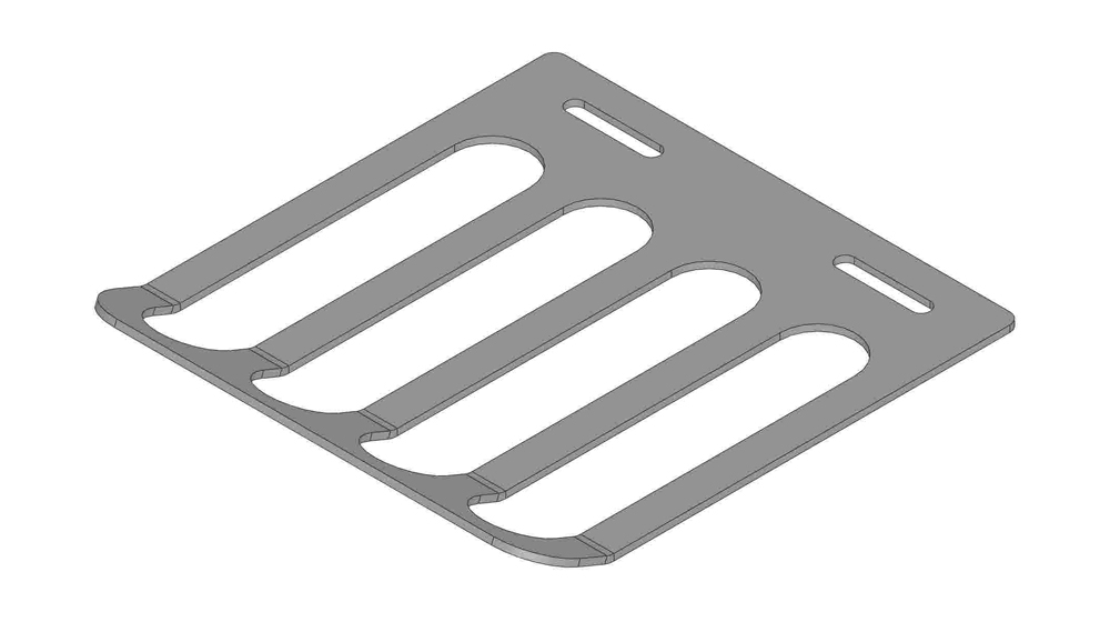 Turf guard - 10.25 steel turf - 5 tooth