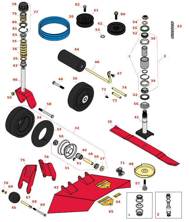 Toro Groundsmaster 322-D 72in Flex Deck - Model 30799
