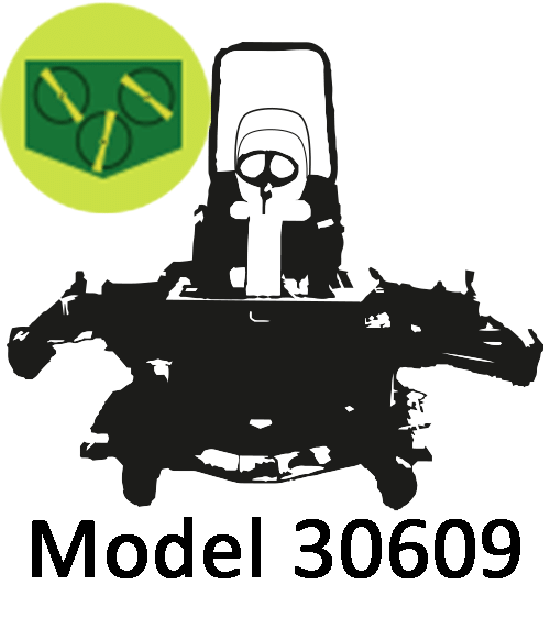 Toro rotorplæneklippere Groundsmaster 4000d - model 30609 dele til plæneklipperskjolde