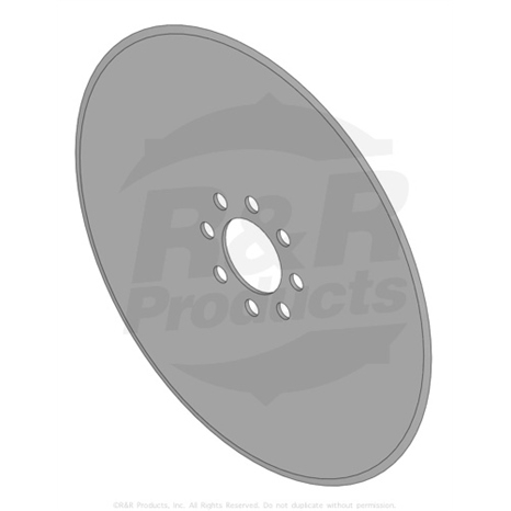 Coulter blade - 12" dia
