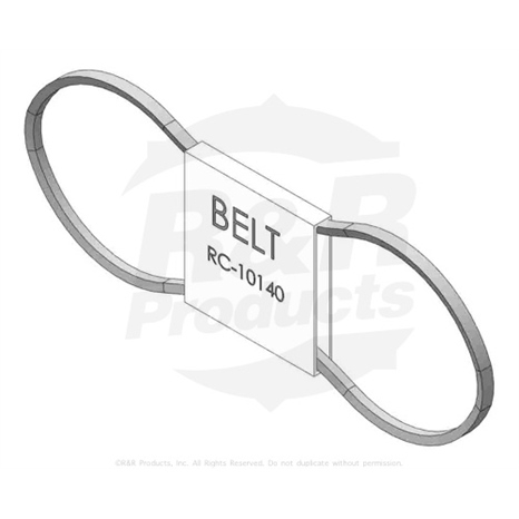 Belt - v secondary drive
