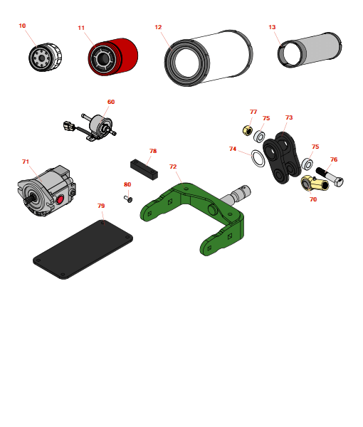 John Deere 9009A Rotary Mower Traction Unit