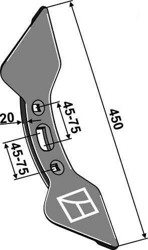 Double heart point 45-75