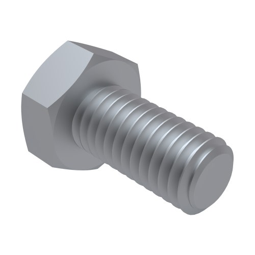 Bolt - hex hd nyloc m8 x 16