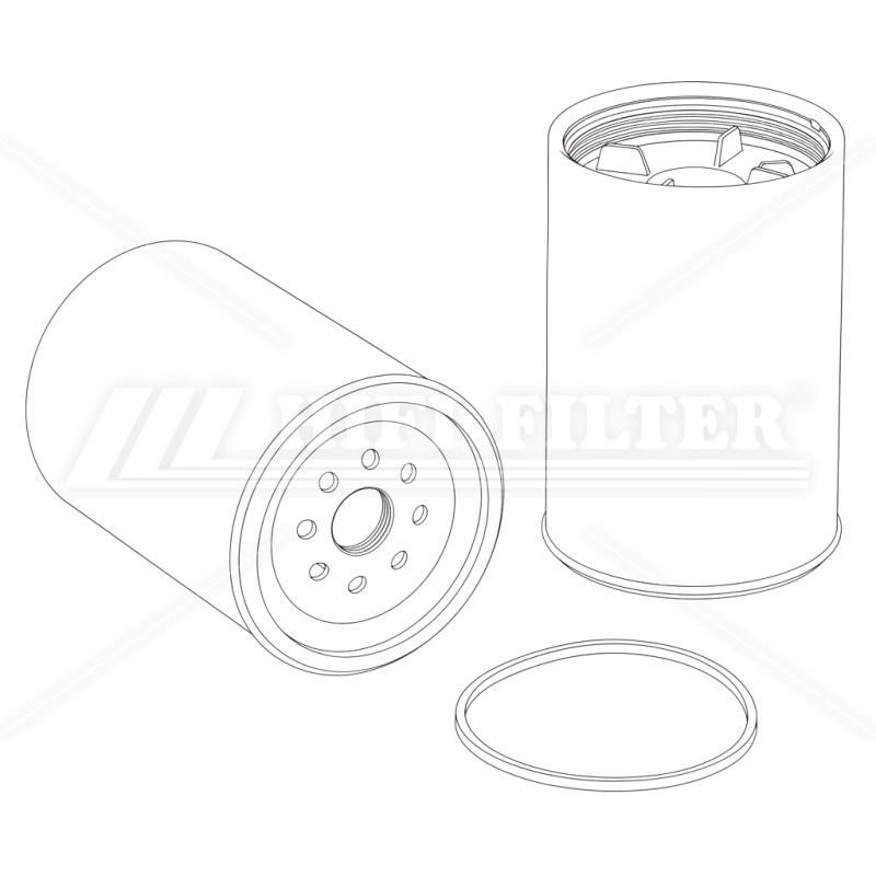Fuel water separator filter passend voor fendt h 218pb1520990