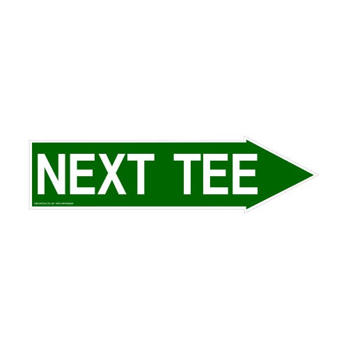 Decal - right next tee green/white