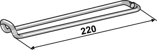 Beugel 220mm Beugel 220mm