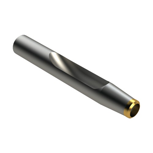 Legierte, maschinell bearbeitete Seitenauswurf-Zinke mit Hartmetallspitze - .500mt x 3.500l x .400od