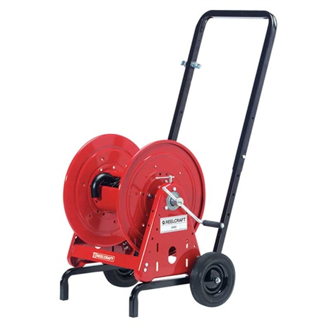 Reelcraft 12in hose reel and cart - 1/2 inlet hose