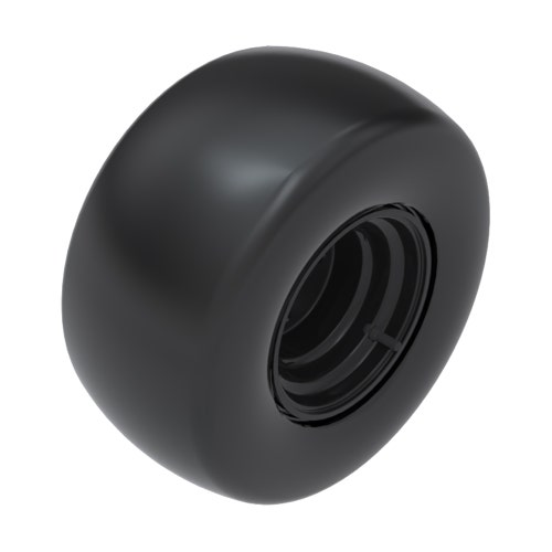 Tire & wheel - 18x9.50-8 (2 ply) carlisle smooth