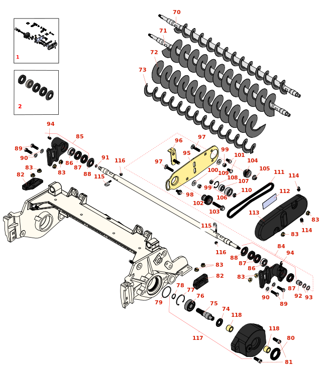 Toro Reelmaster 5510-D Rear Roller Brush - Model 03683