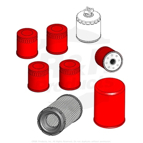 Filter kit - 400 hour maintenance