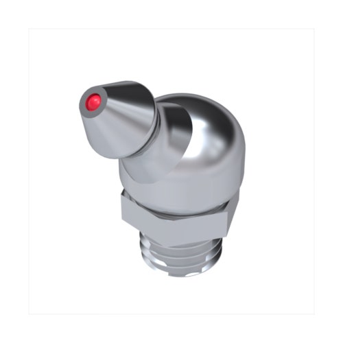Fitting - grease 1/4-28 45 deg