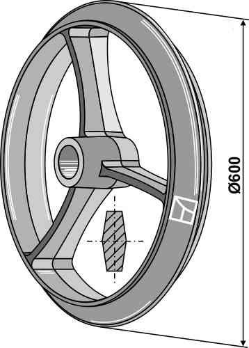 Cambridge roll ring - Ø600mm