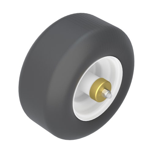 Tire & wheel - 13x6.50-6 flat free