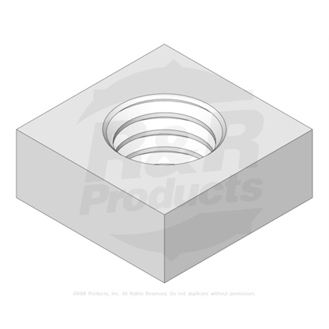 Nut - 3/8-16 sq.