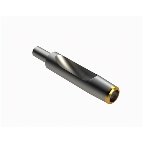 Alloy machined side-eject tine with carbide tip - .375mt x 3.500l x .545od