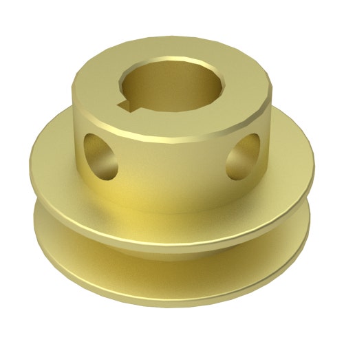 Pulley - spiral brush shaft