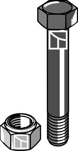 Bolt with nut