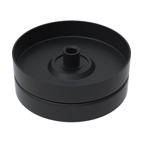 Pulley - idler - 4 in x 3/8 mt