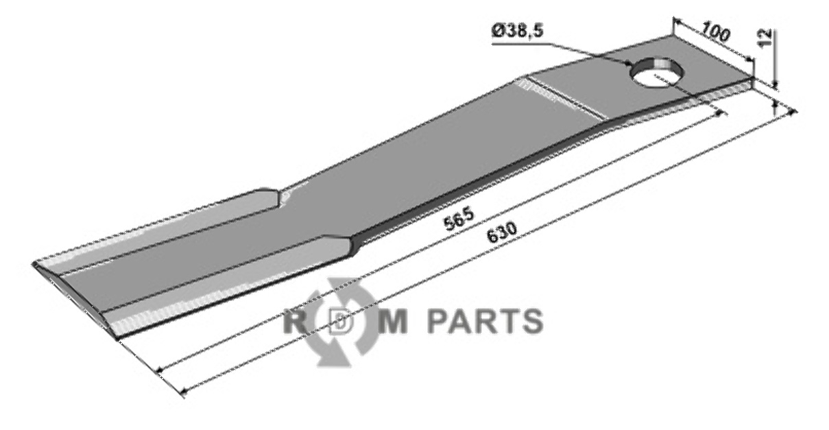 RDM Parts Mes passend voor Schulte 401016