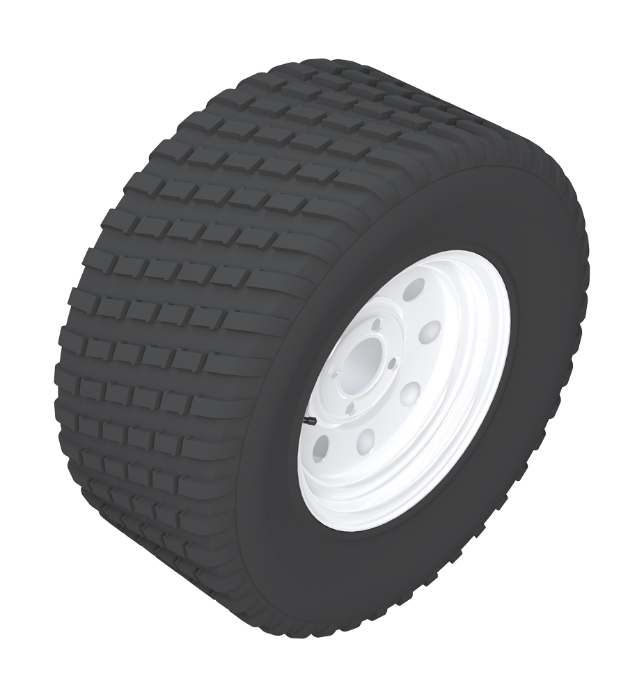 Tire & wheel - 24x9.50-12 (4 ply) turf master