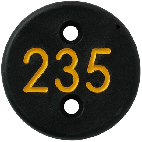Sprinkler cap yardage marker - 1 number