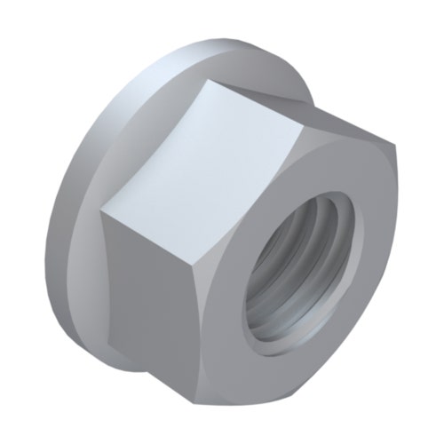 Nut - 8mm x 1.25 flanged