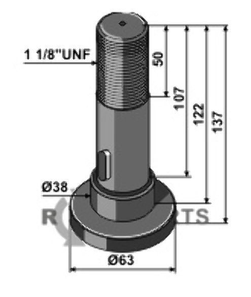 Bolzen 63-sch-88