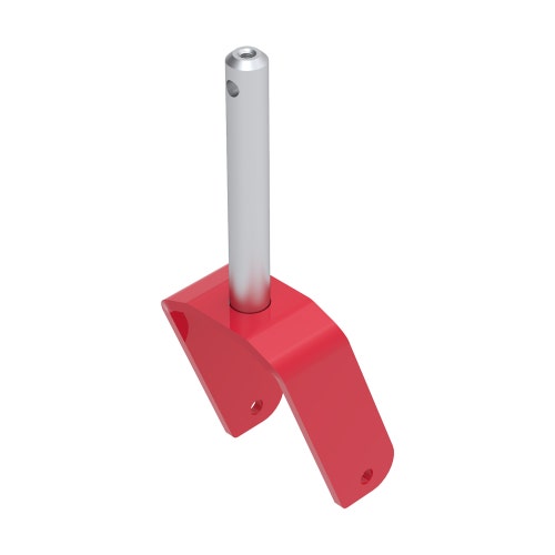 Caster fork -front 1/2 holes