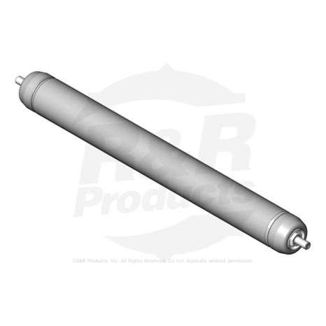 Roller - smooth rear steel - long - 27" units