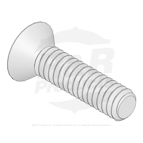 Screw - 1/4-20x7/8 fl hd soc cs ss Screw - 1/4-20x7/8 fl hd soc cs ss